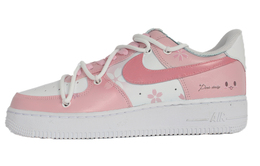 Кроссовки Nike Air Force 1 Skateboarding Shoes Men Low-top Pink/white, розовый cw2288-111(team10-夏日小花) | pink
