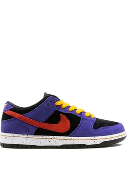 Кроссовки Nike SB Dunk Low, фиолетовый/черный/красный/желтый bq6817 | фиолетовый