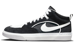 Кроссовки Nike SB React Leo Skateboarding Shoes Men Mid-top Black/White/Blue/Orange, черный dx4361-001(team肆-大嘴巴机器人a) | black
