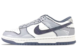 Мужские кроссовки для скейтбординга Nike Dunk, White fj4188-100(team40-纸飞机男白灰) | white
