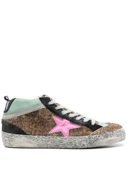 Golden Goose кеды Mid Star, коричневый gmf00123f003127 | коричневый