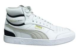 Мужские кожаные кроссовки на шнуровке Mid OG E X Ralph Sampson 370718 01 Puma, белый 3837159 | weiß
