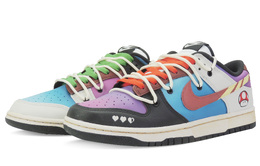 Nike Детские низкие кроссовки для скейтбординга Dunk Return Super Mario Mandarin Duck, мужские, черные, фиолетовые dd1391-100(team128-超级马里奥鸳鸯) | black purple