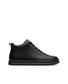 Мужские кожаные высокие кеды Runner Four Camper, черный 26849 | negro