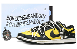 Кроссовки Nike Dunk Skateboard Shoes Men Low-Top Black Yellow dd1391-100(team62-反转布鲁斯男款)