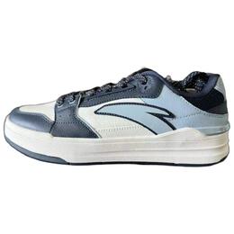 Кроссовки Anta Street Naughty Skateboarding Shoes Men Low-top Blue/White/Light Blue, синий 112438052-5 | ivory white/midnight blue/dust blue