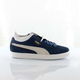 Классические мужские кроссовки из замшевой кожи Stepper 355130 04 Puma, синий 3844773 | blau