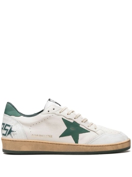 Golden Goose кроссовки Ballstar "Бело-зеленые", белый gmf00117f00032510502 | белый