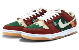 Мужские кроссовки для скейтбординга Nike Dunk, Burgundy dz5350-288(team147-圣诞雪花) | burgundy