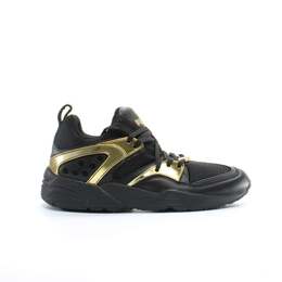 Черные синтетические мужские кроссовки на шнуровке Trinomic blaze from Glory 361851 02 Puma, черный 3845299 | schwarz