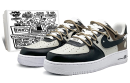 Кроссовки Nike Air Force 1 Skateboarding Shoes Men Low-top Black/White/Brown, цвет Coffee cw2288-111(team131-加浓美式s2) | coffee