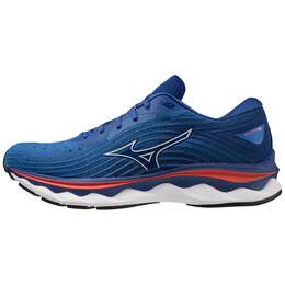 Мужские кроссовки для бега Wave sky 6 синего цвета Mizuno, синий 4643443 | blau