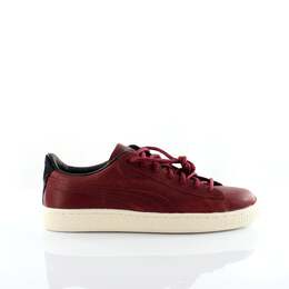 Мужские кроссовки Basket citi series красные кожаные 358891 02 Puma, красный 3840562 | rot