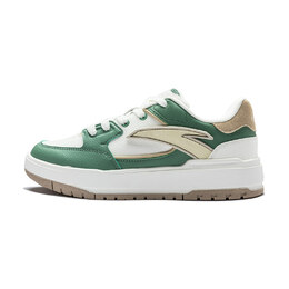 Кроссовки Anta Life Collection Skateboarding Shoes Men Low-top Familiar Green/ivory White/raw Wood Color/granular Rice Yellow, желтый 112438002u-4 | familiar green/ivory white/raw wood color/granular rice yellow-4