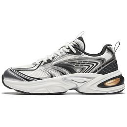 Кроссовки Anta Life Collection Lifestyle Shoes Men Low-top Paper Elizabeth/Silver/Basic Black, черный 112438893-5 | paper elizabeth/silver/basic black