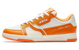 Кроссовки Anta Cushioning, износостойкие, низкие, для скейтбординга, мужские, белые, оранжевые 912348026-3 | white orange
