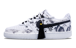 Кроссовки Nike Court Vision 1 Skateboarding Shoes Men Low-top White/black/gray, черный dh2987-101(team28-山海绘卷) | ink-wash