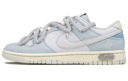 Кроссовки Nike Dunk Skateboarding Shoes Men Low-top Gray, голубой dv7210-001(team27-男款水龙吟) | light blue