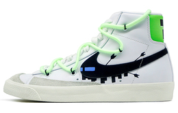 Кроссовки Nike Blazer Skateboard Shoes Men Mid-Top White Black bq6806-100(team r-男款喷涂解构鞋带)