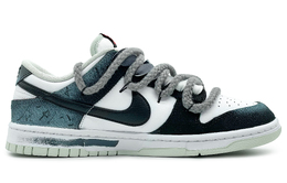 Кроссовки Nike Dunk Skateboard Shoes Men Low-Top Black White dv0827-100(team16-将进酒男款蓝黑sbox)