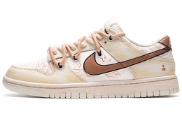 Кроссовки Nike Dunk Skateboard Shoes Men Low-Top Beige/Orange dj6188-100(teamr-男款弹跳灌篮s-box)