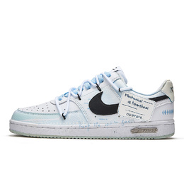 Nike Кроссовки для скейтбординга Court Vision 1, низкие, синие, мужские dh2987-110(teamm-机械心跳) | blue white