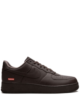 Nike кроссовки Air Force 1 Brown из коллаборации с Supreme, коричневый cu9225 | коричневый