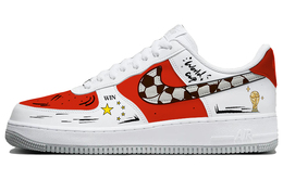 Кроссовки Nike Air Force 1 Skateboarding Shoes Men Low-top Red/white, белый fj4146-100(team56-中国队) | white