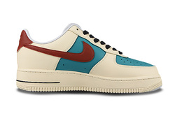 Кроссовки Nike Air Force 1, натуральный/голубой dm0211-002(team58-加州旅馆)