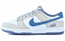 Nike Кроссовки для скейтбординга Dunk Low-Top, мужские, бежевые, желтые, синие fj4188-100(team96-男款极玩2.0) | beige blue 2.0