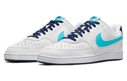 Кроссовки Nike Court Vision Low White Blue Void Turquoise dm1187-100