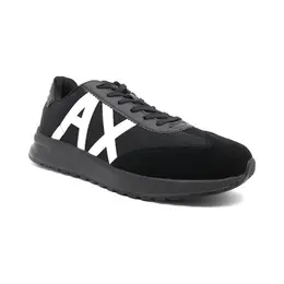 Кроссовки с добавлением кожи Armani Exchange, черный ax232m000024d890040 | nero
