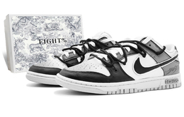 Кроссовки Nike Dunk Skateboarding Shoes Men Low-top Black/white/gray, серый dv0831-101(team131-黑武士s2) | gray