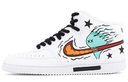 Мужские кроссовки для скейтбординга Nike Court Vision Mid, White dn3577-101(team肆--黑白灰幽灵涂鸦a) | white