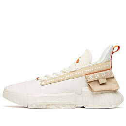 Кроссовки плеер 2.0 мид Anta, белый 112031608s-4 | cream white/light brown/orange