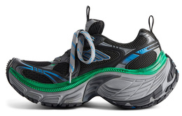 Кроссовки мужские Balenciaga Lifestyle, черный / зеленый / серый / синий 784344w2mv21143 | black/emerald rise/photo blue
