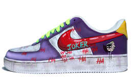 Мужские кроссовки для скейтбординга Nike Air Force 1, Purple cw2288-111(team25-小丑涂鸦) | purple