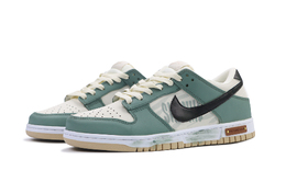 Мужские кроссовки для скейтбординга Nike Dunk, White/Green dv0831-003(team48-citywalk) | white/green