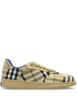 Burberry кроссовки с узором тартан, нейтральный цвет 8096388 | нейтральный цвет