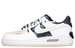 Кроссовки Nike Air Force 1 Skateboard Shoes Men Low-Top White Blue fv8105-161(teama-蓝色牛仔) | white/blue