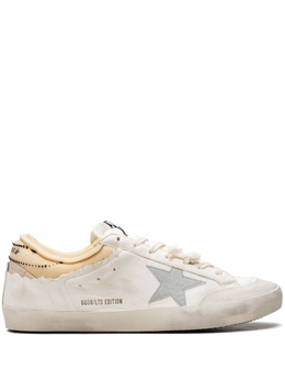 Golden Goose кроссовки Super-Star Penstar "Белый/Серебряный/Бежевый", белый gmf00107f00314610224 | белый