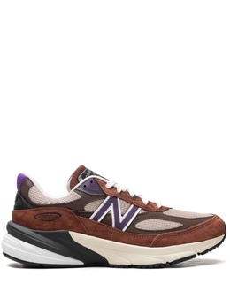 Кроссовки New Balance 990v6 "Сделано в США - Rich Oak/Cosmic Grape", коричневый u990op6 | коричневый
