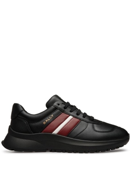Кроссовки Bally Lace-up, черный/белый/темно-красный msk09svt592 | черный