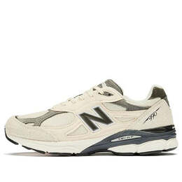 Кроссовки teddy santis x 990v3 сделано в сша New Balance, бежевый m990ad3 | cream/white/black