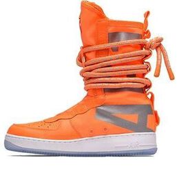 Кроссовки sf air force 1 высокие Nike, оранжевый aa1128-800 | orange