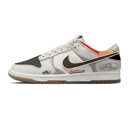 Кроссовки Nike Dunk Skateboarding Shoes Men Low-top Brown/Gray, коричневый fj4188-001(team10- a级赛车) | gray/brown