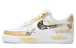 Nike Кроссовки для скейтбординга Air Force 1 с противоскользящим износостойким верхом, женские, желто-белые dd8959-100(team拾柒-女款低帮星汉漫漠板鞋) | yellow white