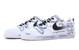 Кроссовки Nike Court Vision 1 Skateboarding Shoes Men Low-top Blue/white, голубой dh2987-101(team28-幸运熊) | light blue