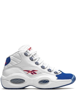 Кроссовки Reebok Question Mid FV7563, белый/синий/красный fv7563 | белый