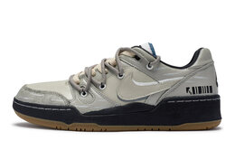 Кроссовки Nike Full Force Skateboarding Shoes Men Low-top White/Black, серый/белый/черный hj7262-100(team80-男款废土乐园s-box) | gray/white/black